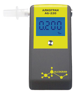 Персональный алкотестер Алкогран AG-220