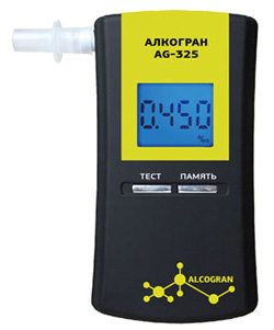 Персональный алкотестер Алкогран AG-325