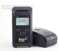 Профессиональный алкотестер Динго  Е200 с принтером