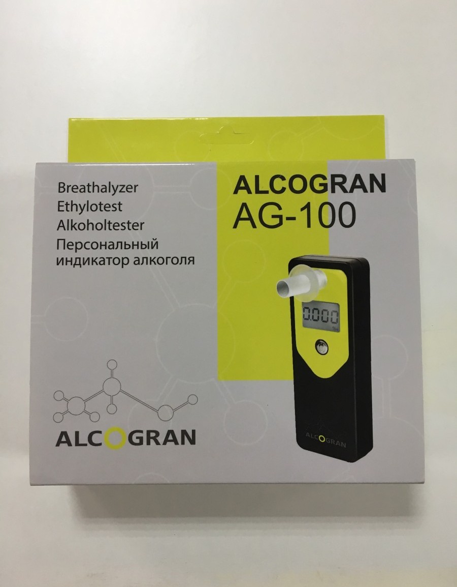 Алкотестер Алкогран AG-100 в коробке